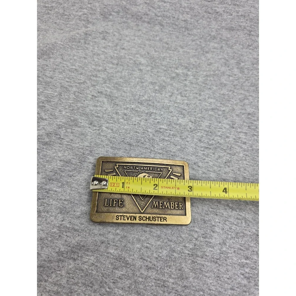 North American Fishing Club Life Member Belt Buckle
